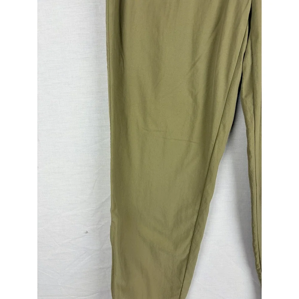 REI Co-op Mens Pleated Hiking Pants Tan Khaki Outdoor Trekking Ankle Zip L‎